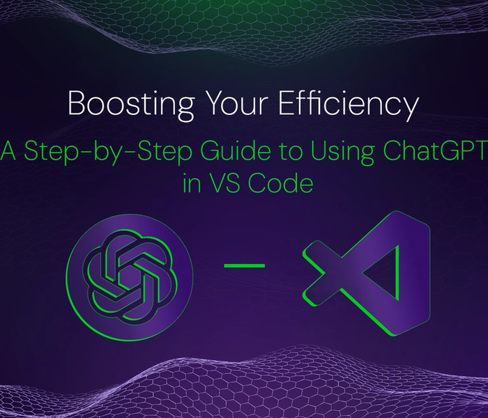 Banner image of the blog post Boosting Your Efficiency: A Step-by-Step Guide to Using ChatGPT in VS Code