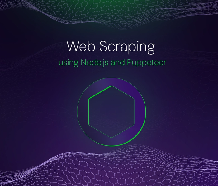 Banner image of the blog post Web Scraping using Node.js and Puppeteer
