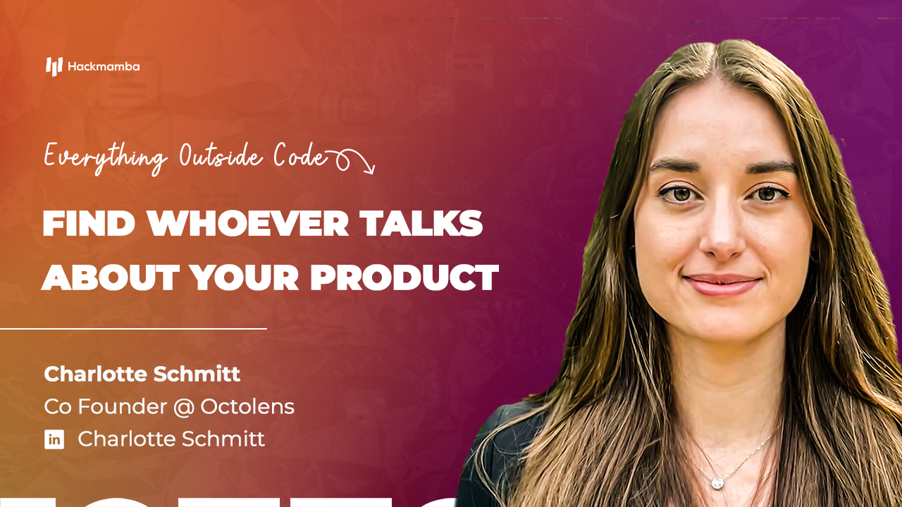 How to find whoever talks about your product - EOC with Charlotte Schmitt