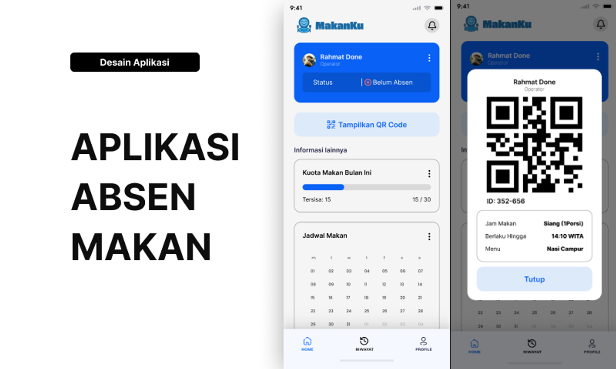 Desain Aplikasi Makan Siang