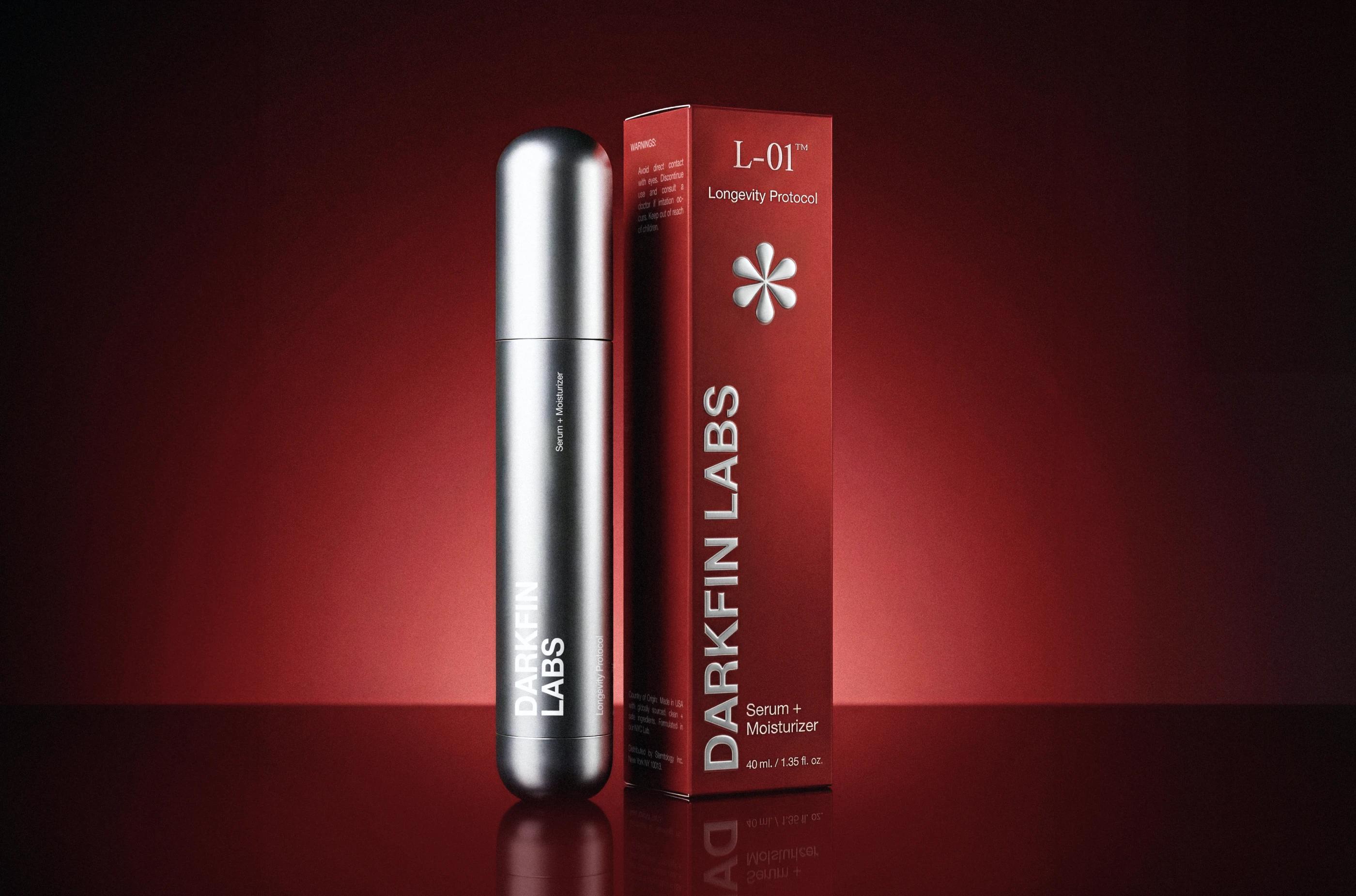 Darkfin Labs: LYM Design Studio's Identity and Packaging for a Conceptual Skincare Brand