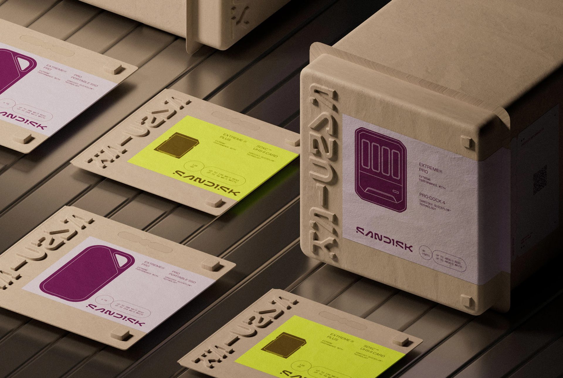 Sandisk - Packaging Design & 3D Renderings — Saxon Campbell, image 7