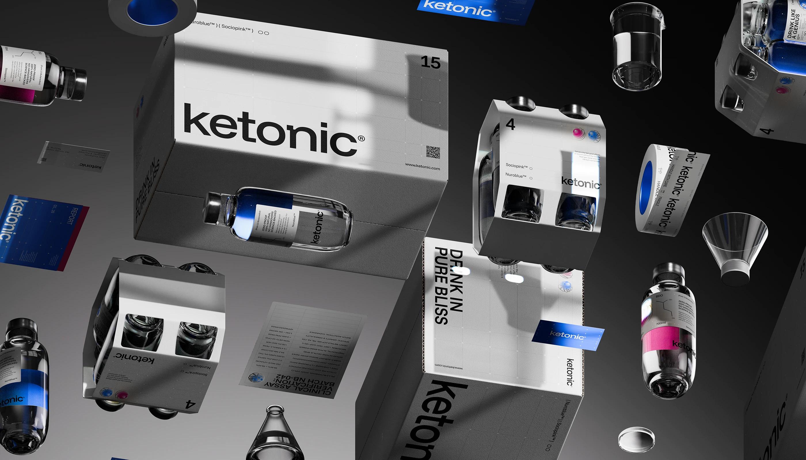 Ketonic® - Smart Drink / Brand Identity — Okti Prahanda