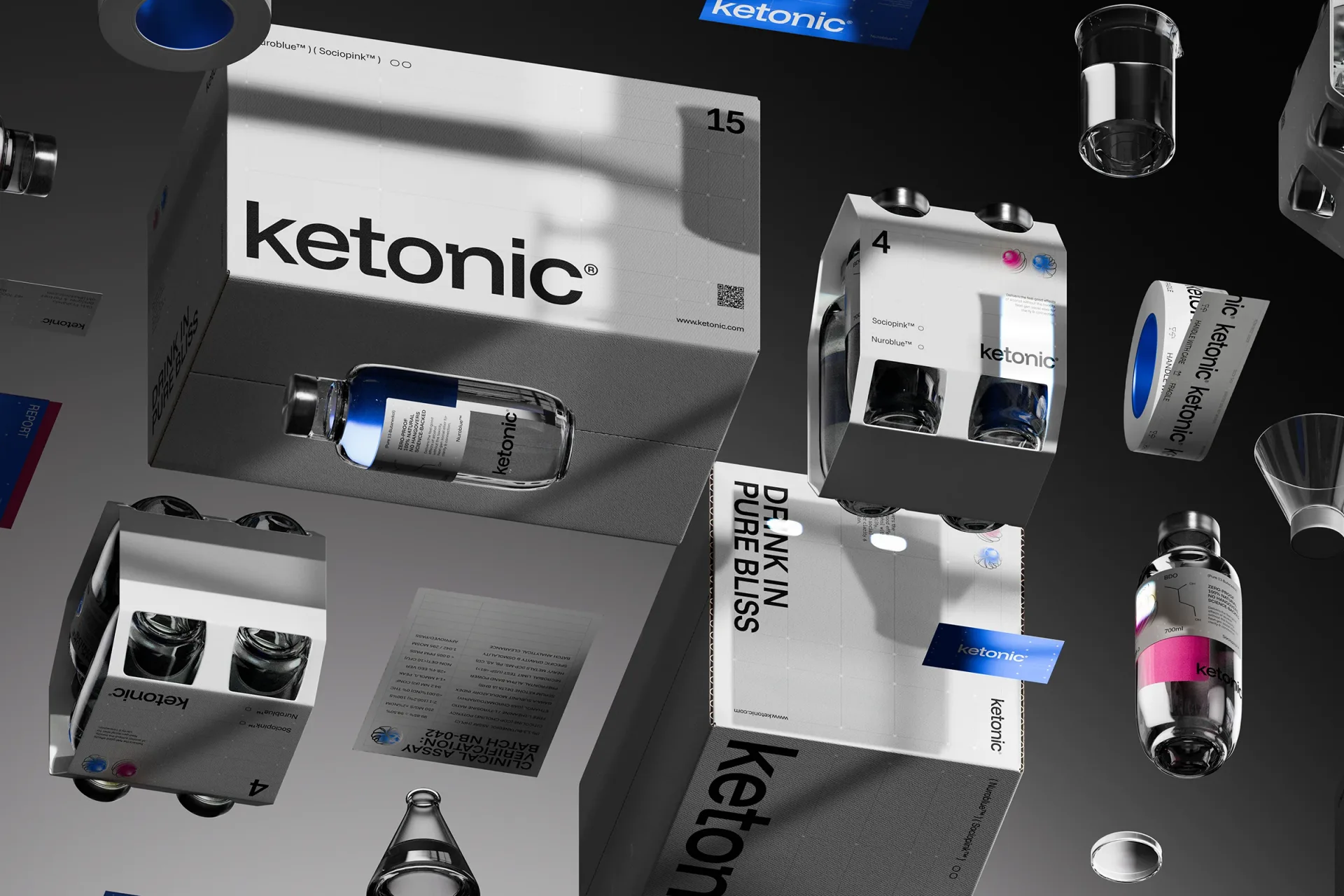 Ketonic® - Smart Drink / Brand Identity — Okti Prahanda