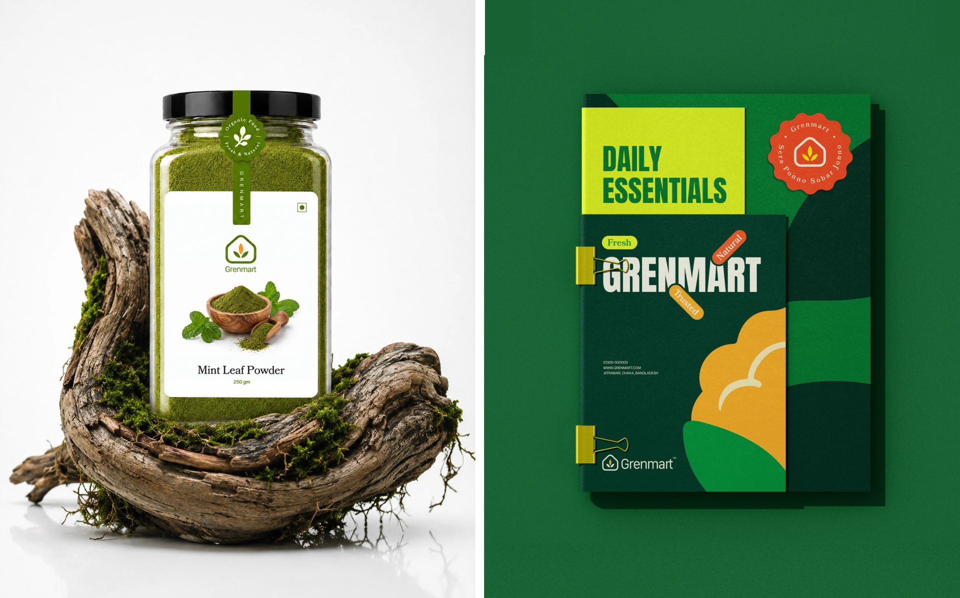 Organic Food & Grocery Brand Identity — Tamim Islam, image 35