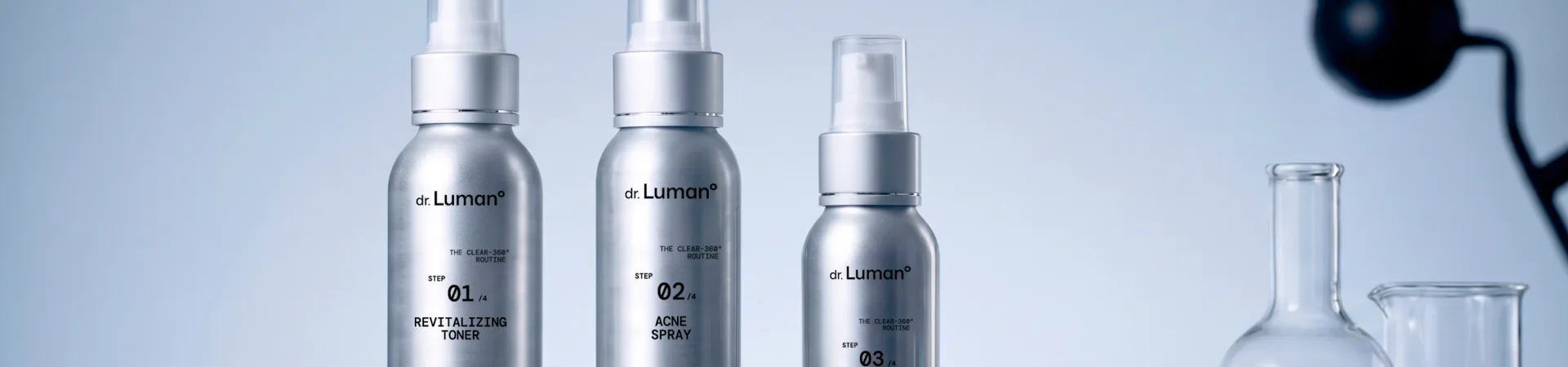 dr. Luman: Karina Loboda's Packaging for a Four-Step Skincare Routine