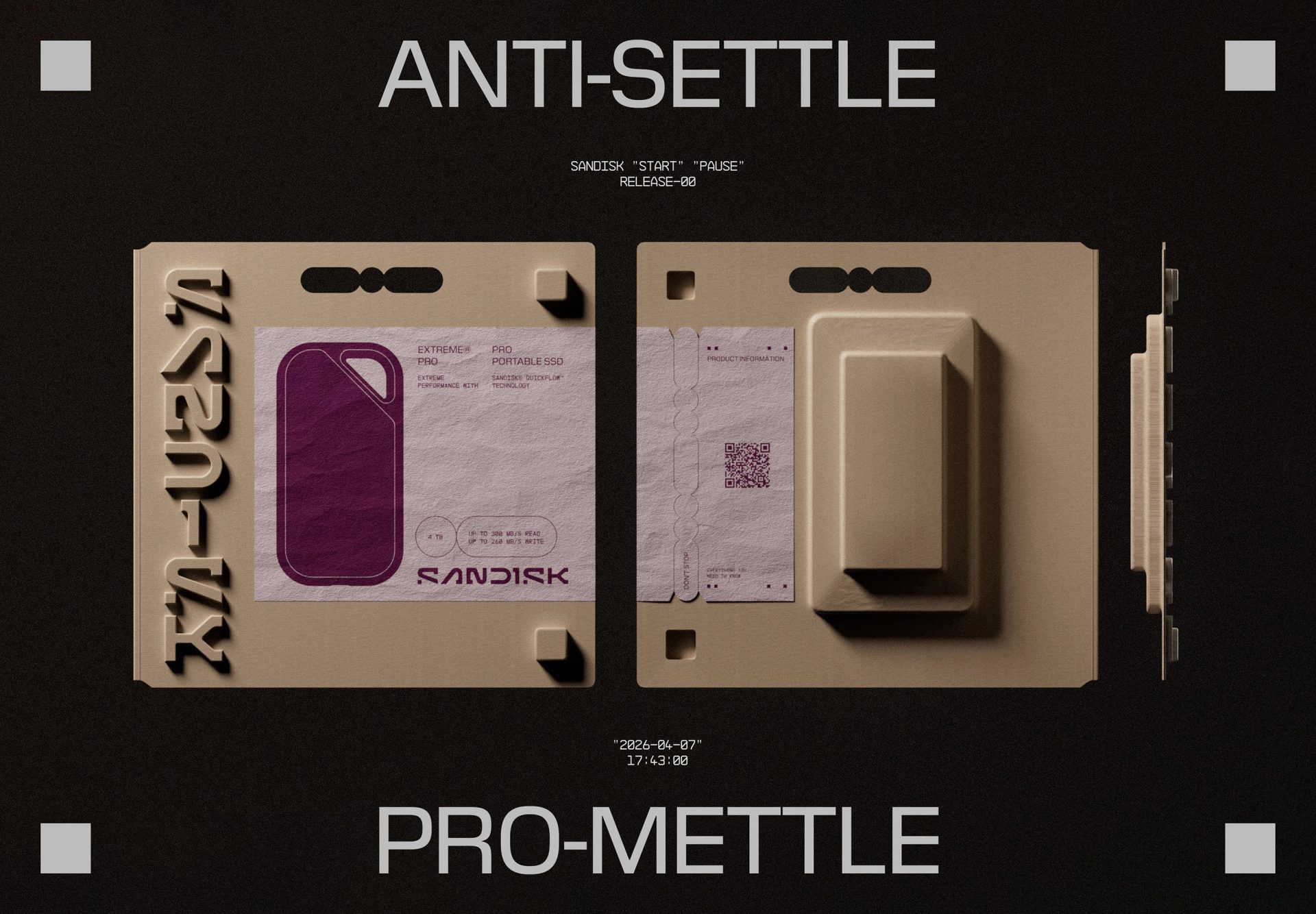 Sandisk - Packaging Design & 3D Renderings — Saxon Campbell, image 10