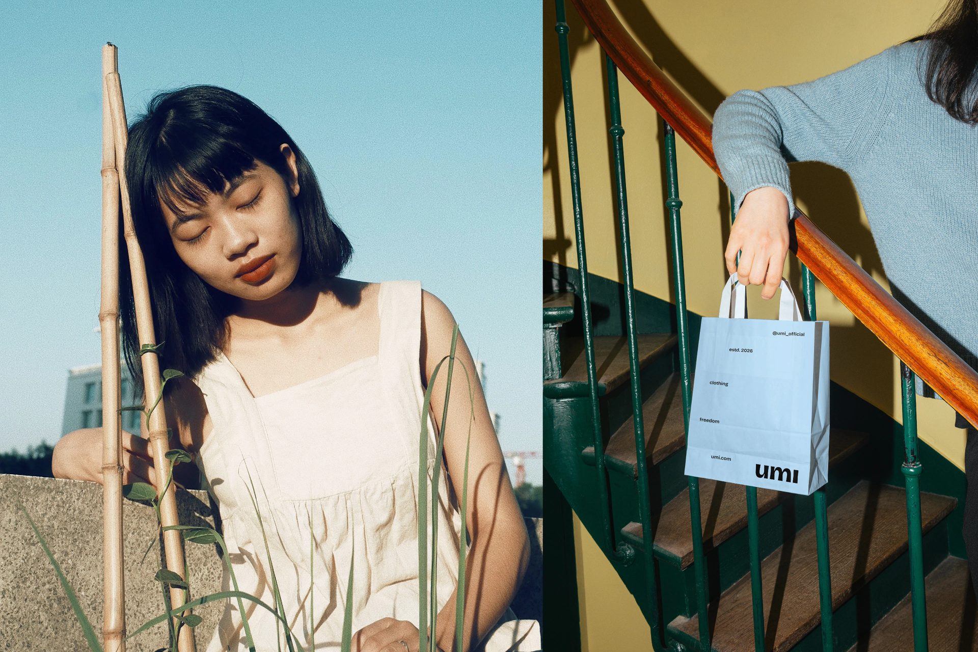 umi / Brand Identity for Japanese clothing brand — Ekaterina Zakharova ❀, image 15