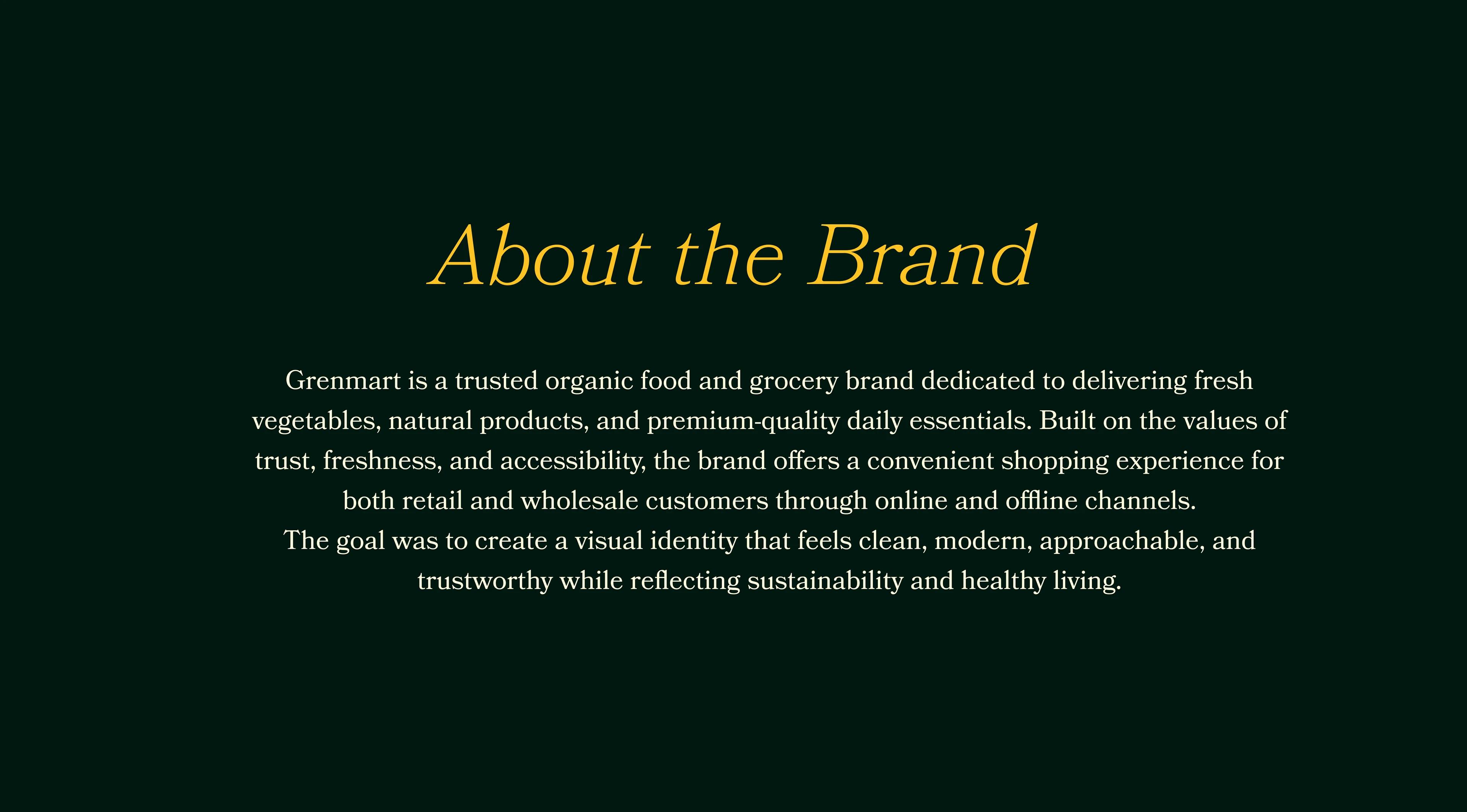 Organic Food & Grocery Brand Identity — Tamim Islam, image 2