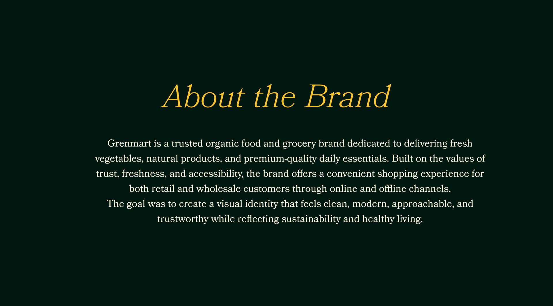 Organic Food & Grocery Brand Identity — Tamim Islam, image 2