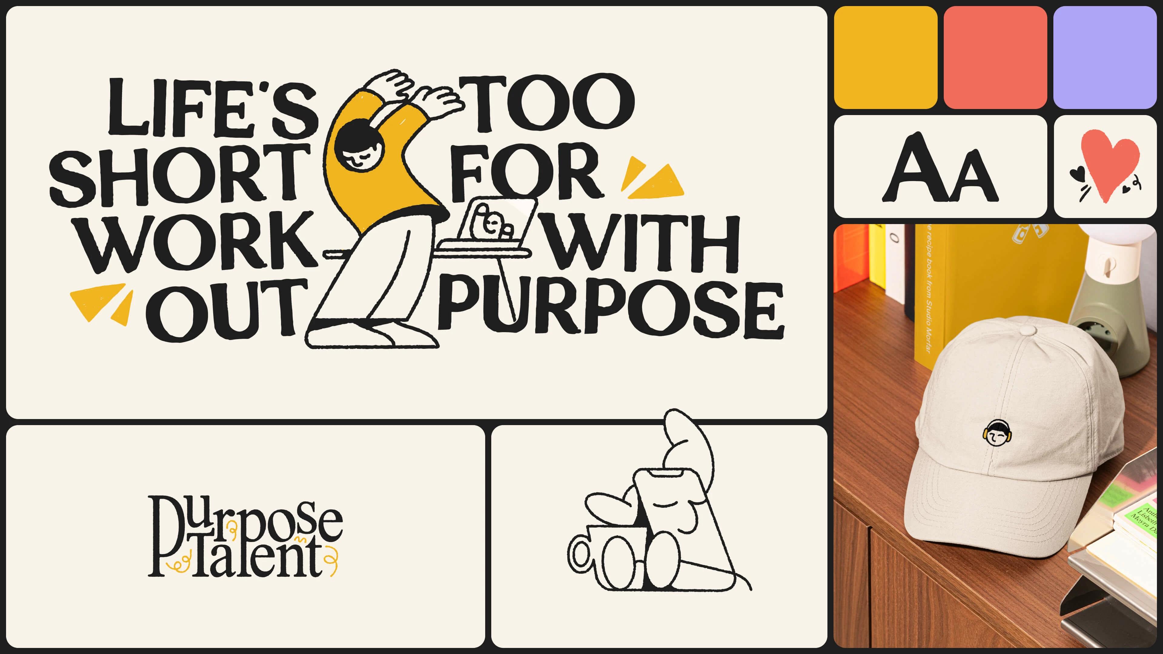Purpose Talent: Studio Morfar's Jazz-Inspired Rebrand for a New York Consultancy
