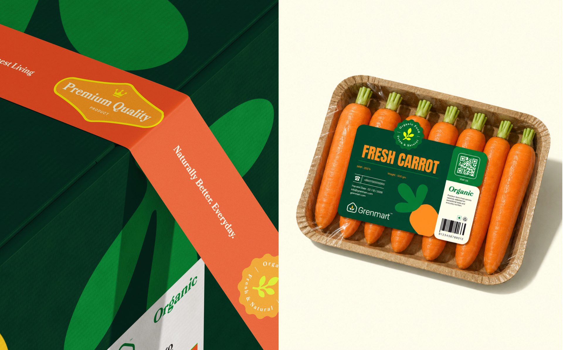Organic Food & Grocery Brand Identity — Tamim Islam, image 32