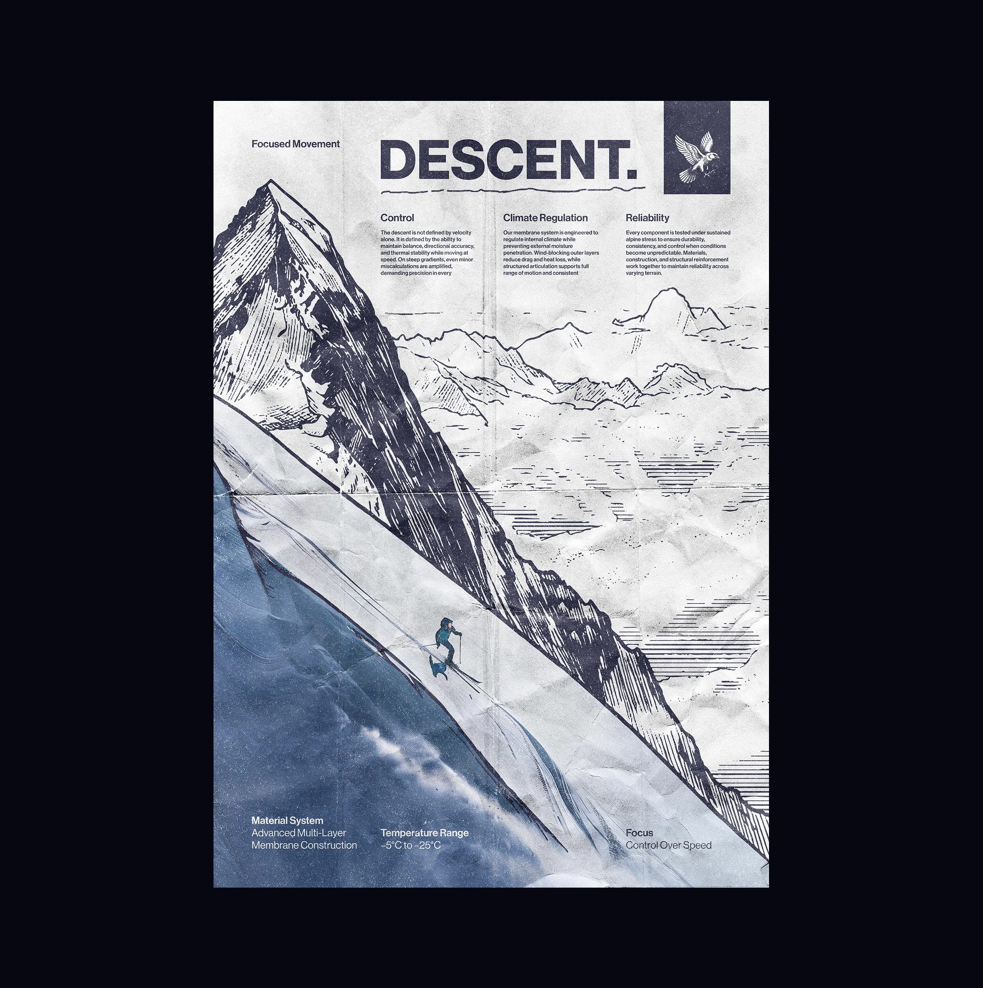 Ski equipment brand identity | PEREGRIN — Olesia Stupiak, image 11