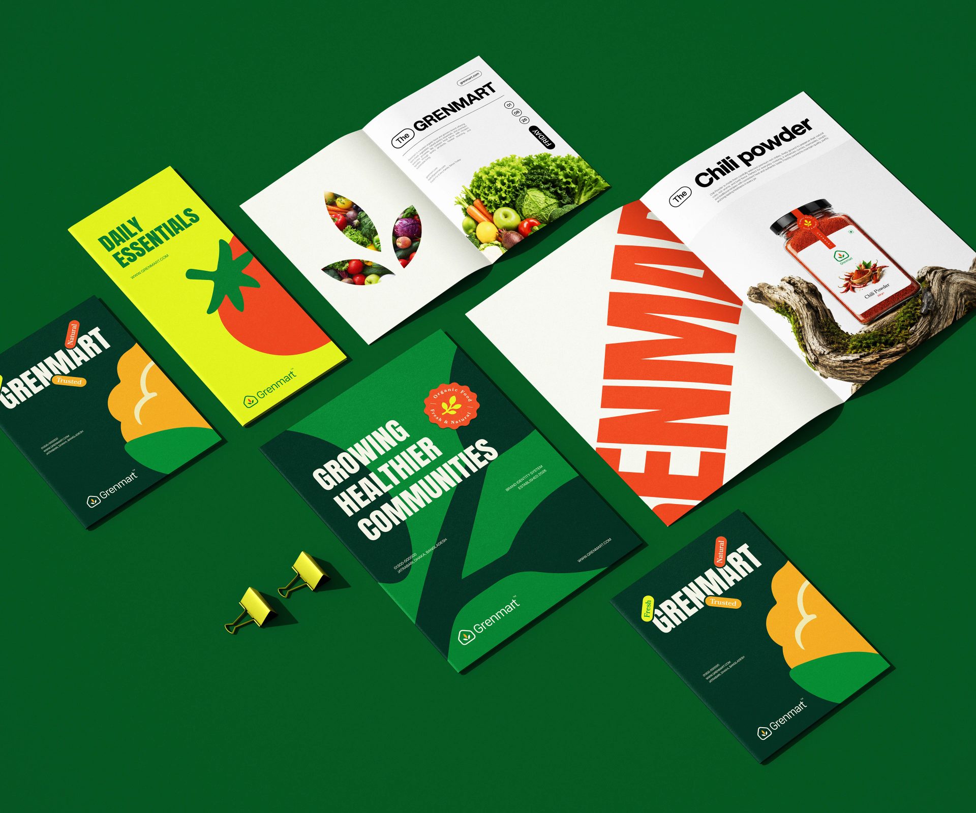 Organic Food & Grocery Brand Identity — Tamim Islam, image 1