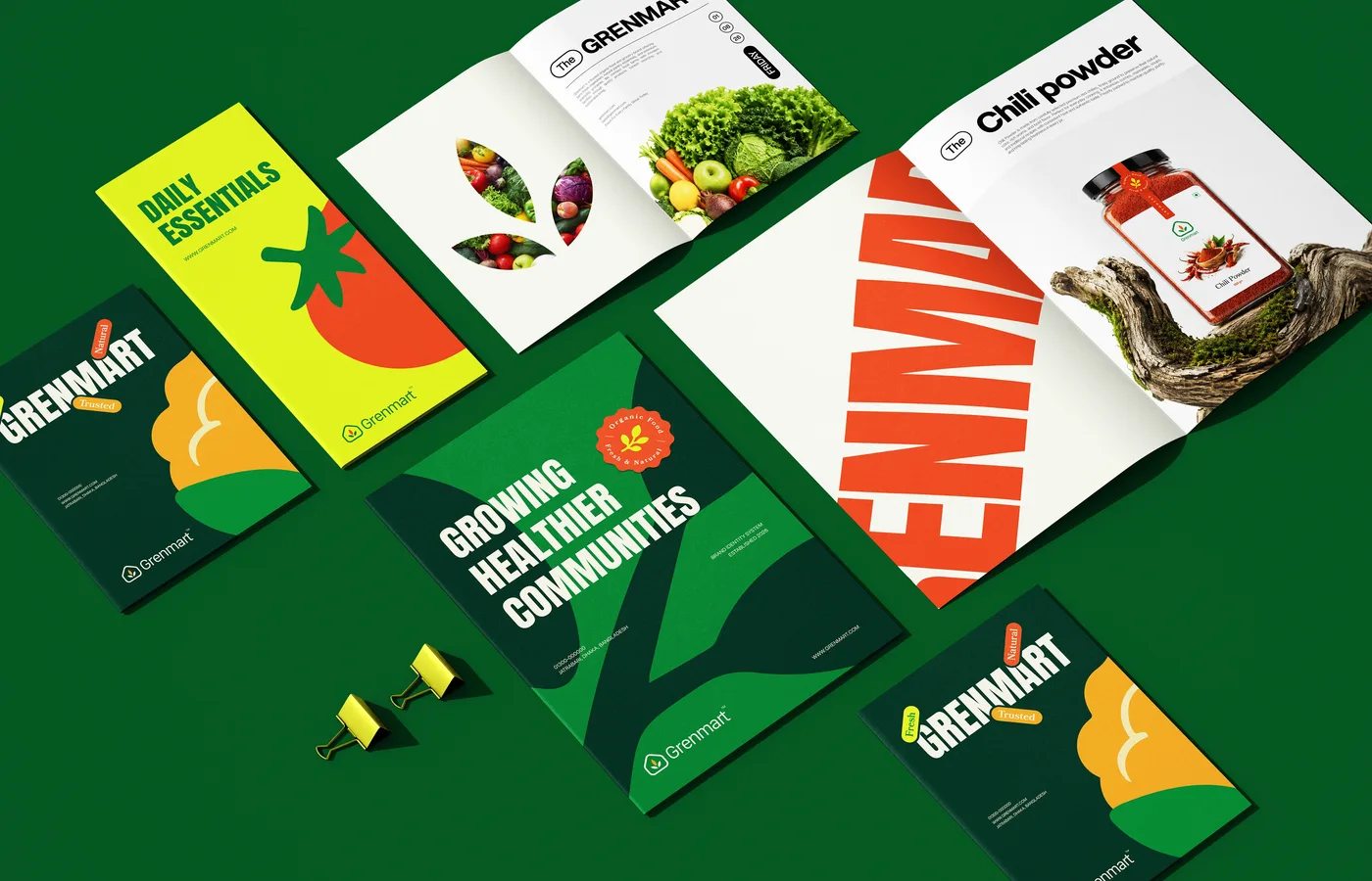 Organic Food & Grocery Brand Identity — Tamim Islam