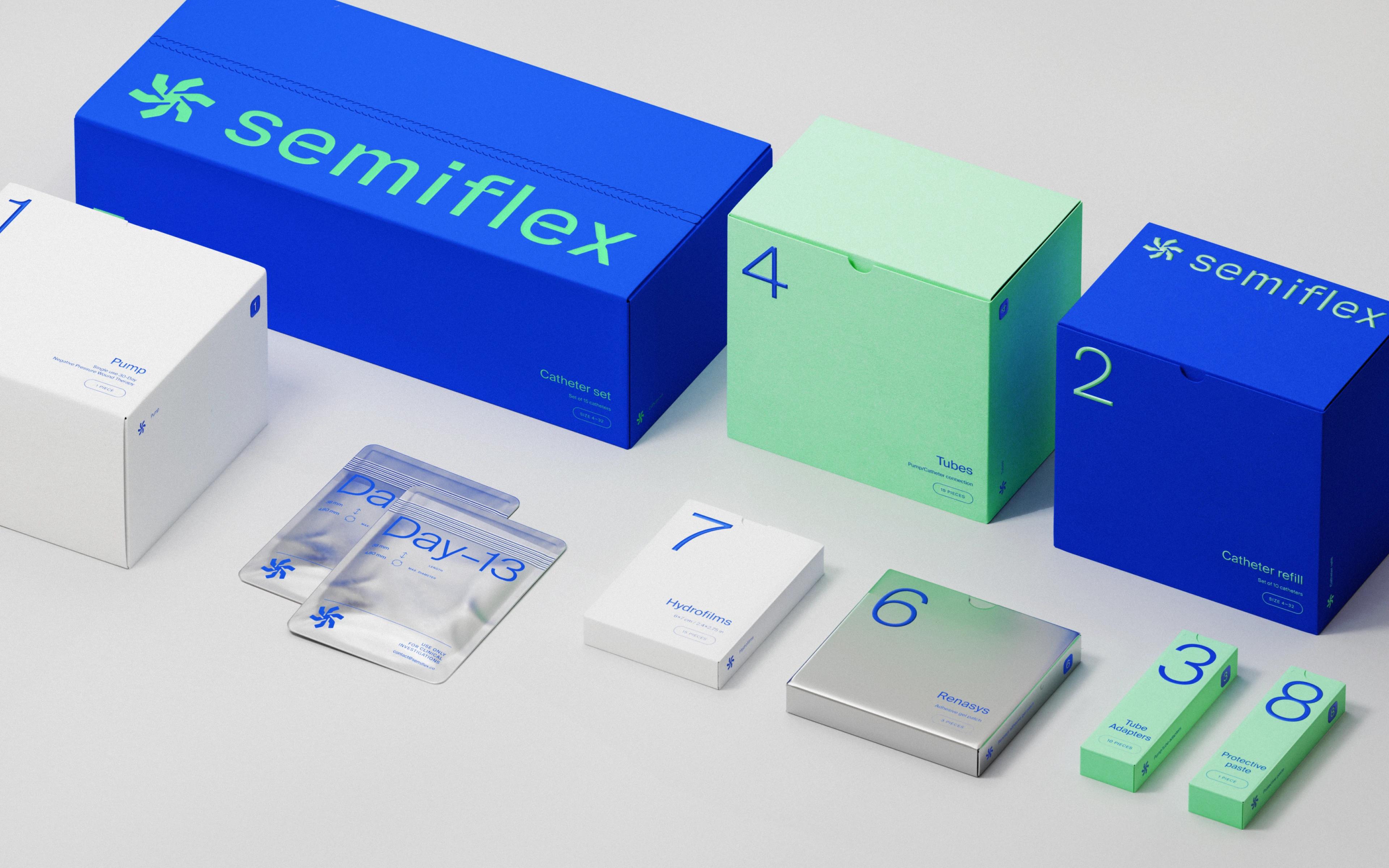 Semiflex — Medical Device Branding & Packaging System — TINGE STUDIO