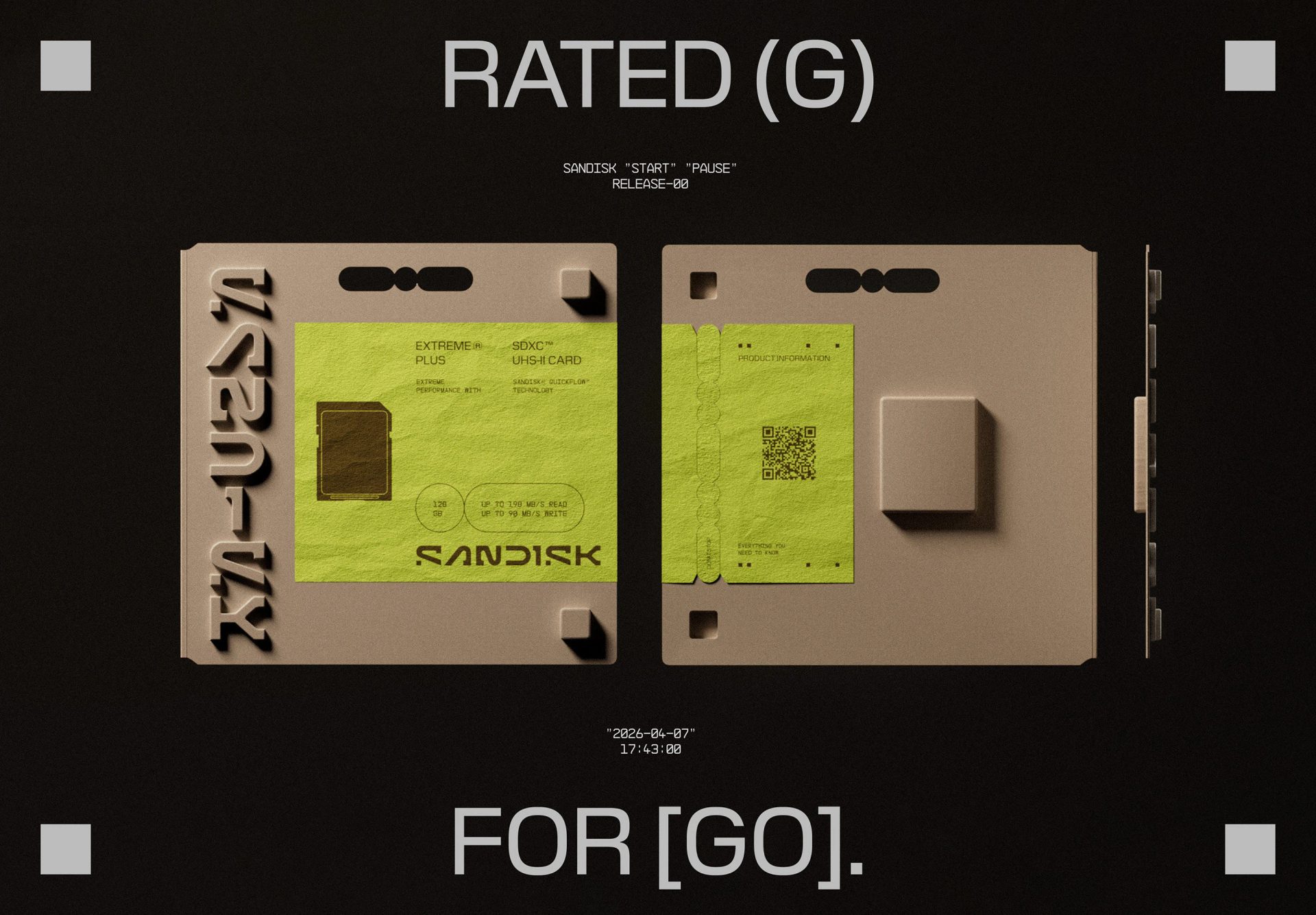 Sandisk - Packaging Design & 3D Renderings — Saxon Campbell, image 6