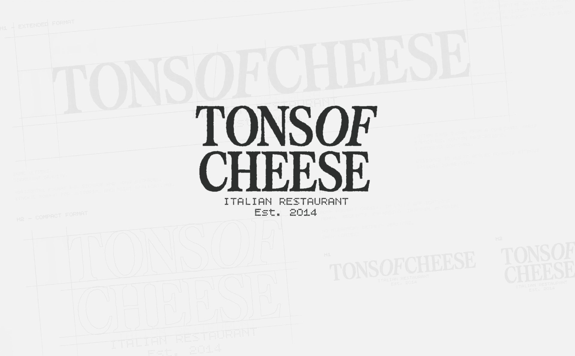 Tons of Cheese - Italian Restaurant — Sara Bautista Studio, image 4