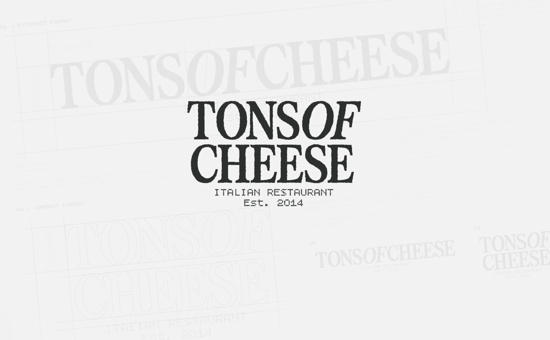Tons of Cheese - Italian Restaurant — Sara Bautista Studio, image 4