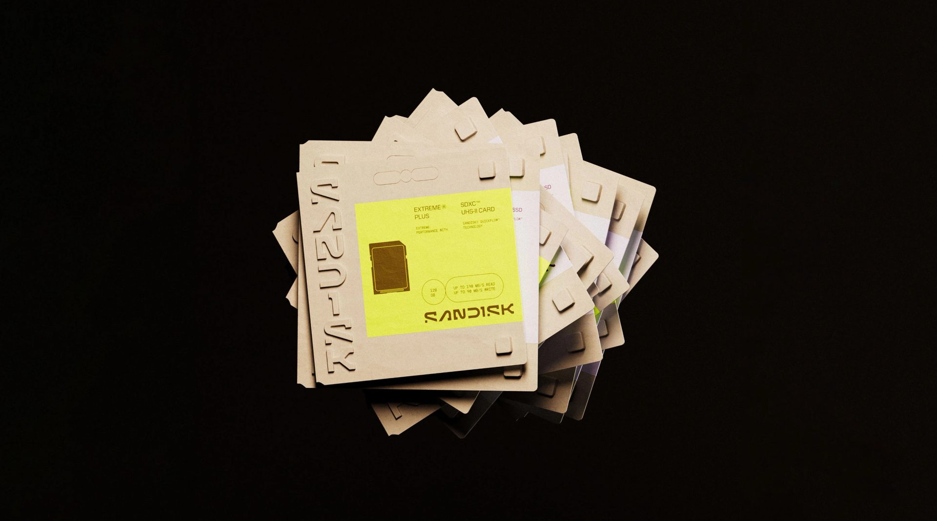 Sandisk - Packaging Design & 3D Renderings — Saxon Campbell, image 4