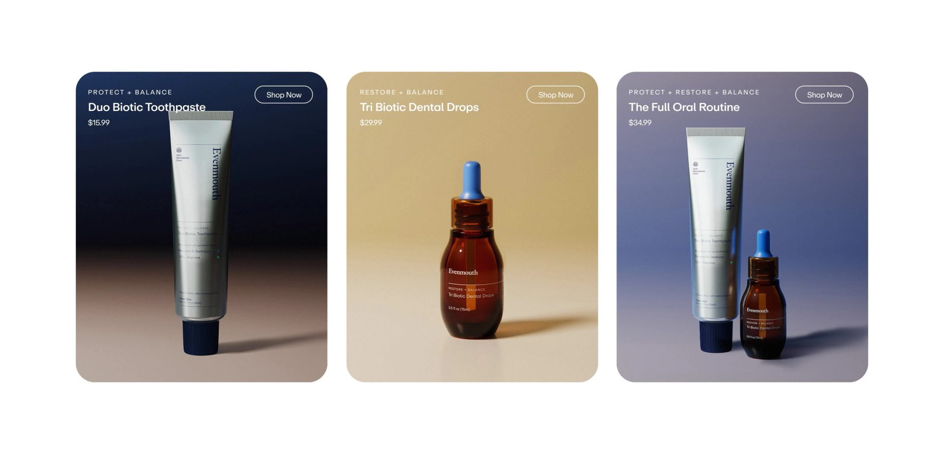 Evenmouth - Website Design & 3D Product Visualization — Saxon Campbell, image 10