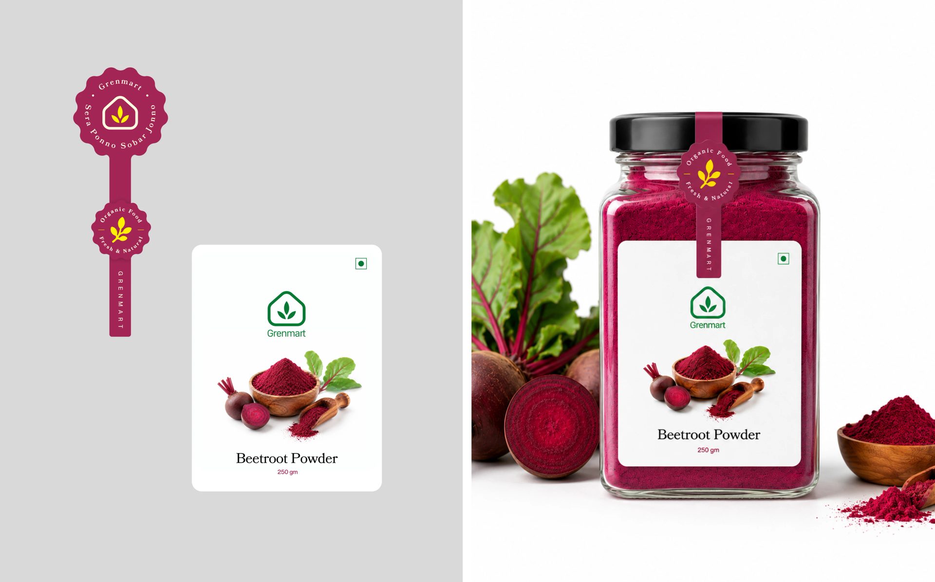 Organic Food & Grocery Brand Identity — Tamim Islam, image 23