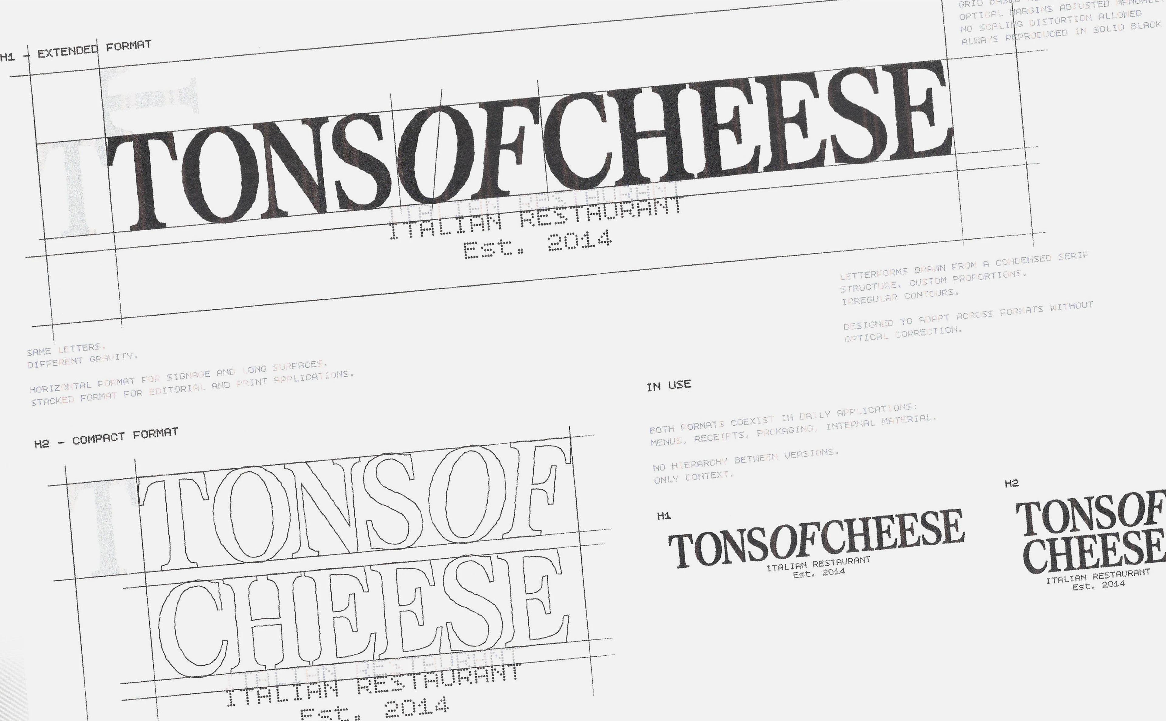 Tons of Cheese - Italian Restaurant — Sara Bautista Studio, image 6