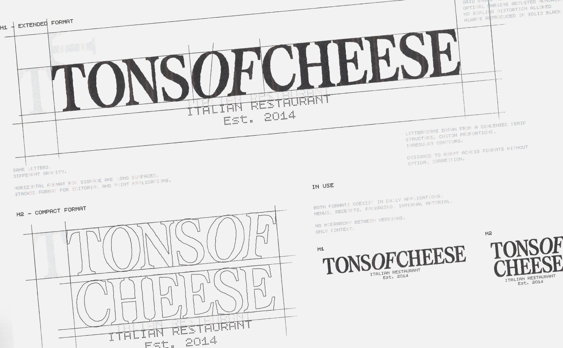 Tons of Cheese - Italian Restaurant — Sara Bautista Studio, image 6