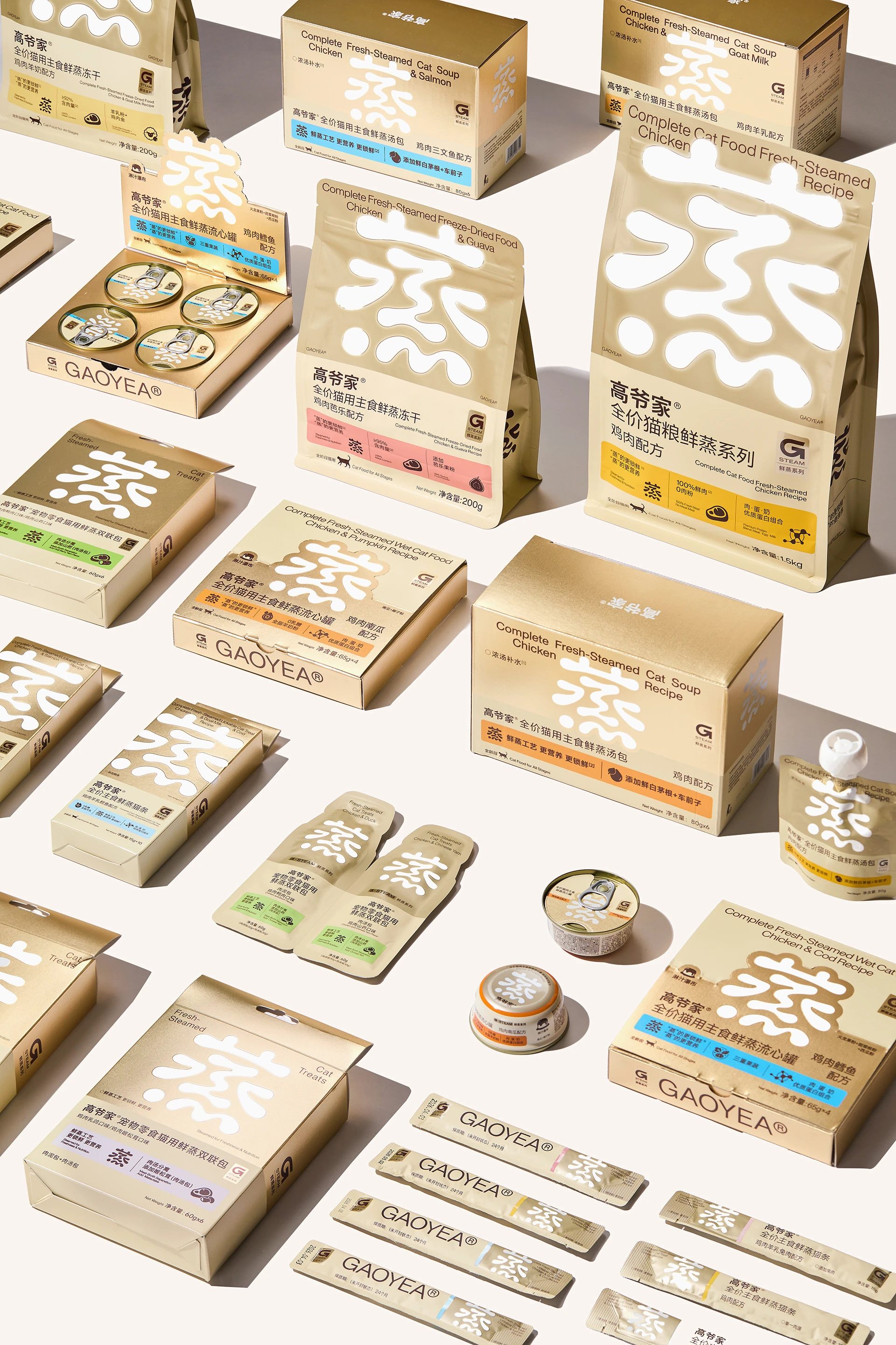 高爷家®鲜蒸粮系列|猫 主食 包装 品牌 猫粮 — DXD studio, image 2