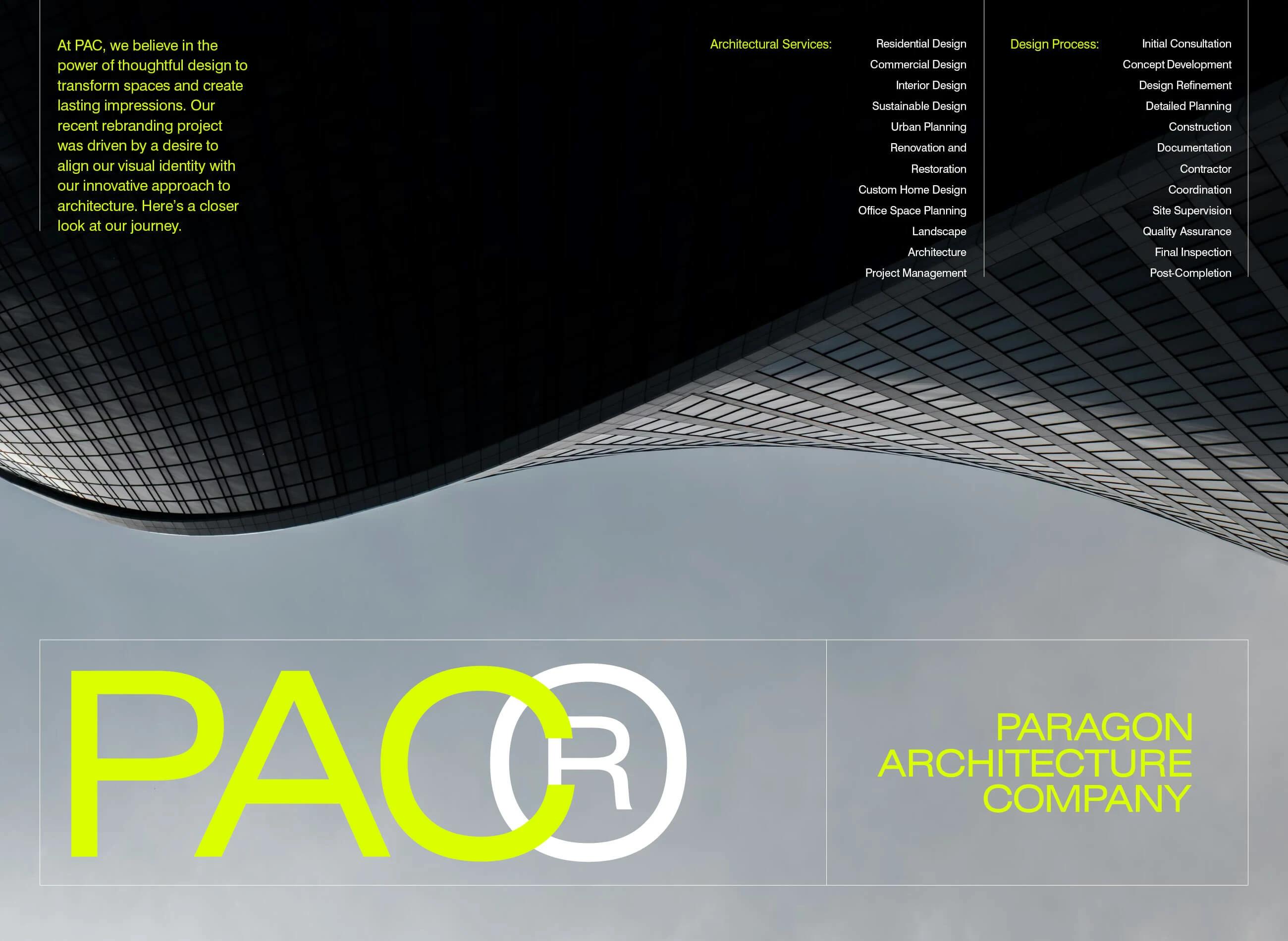 Paragon Architecture | Brand Identity — Numinous Agency®, image 2