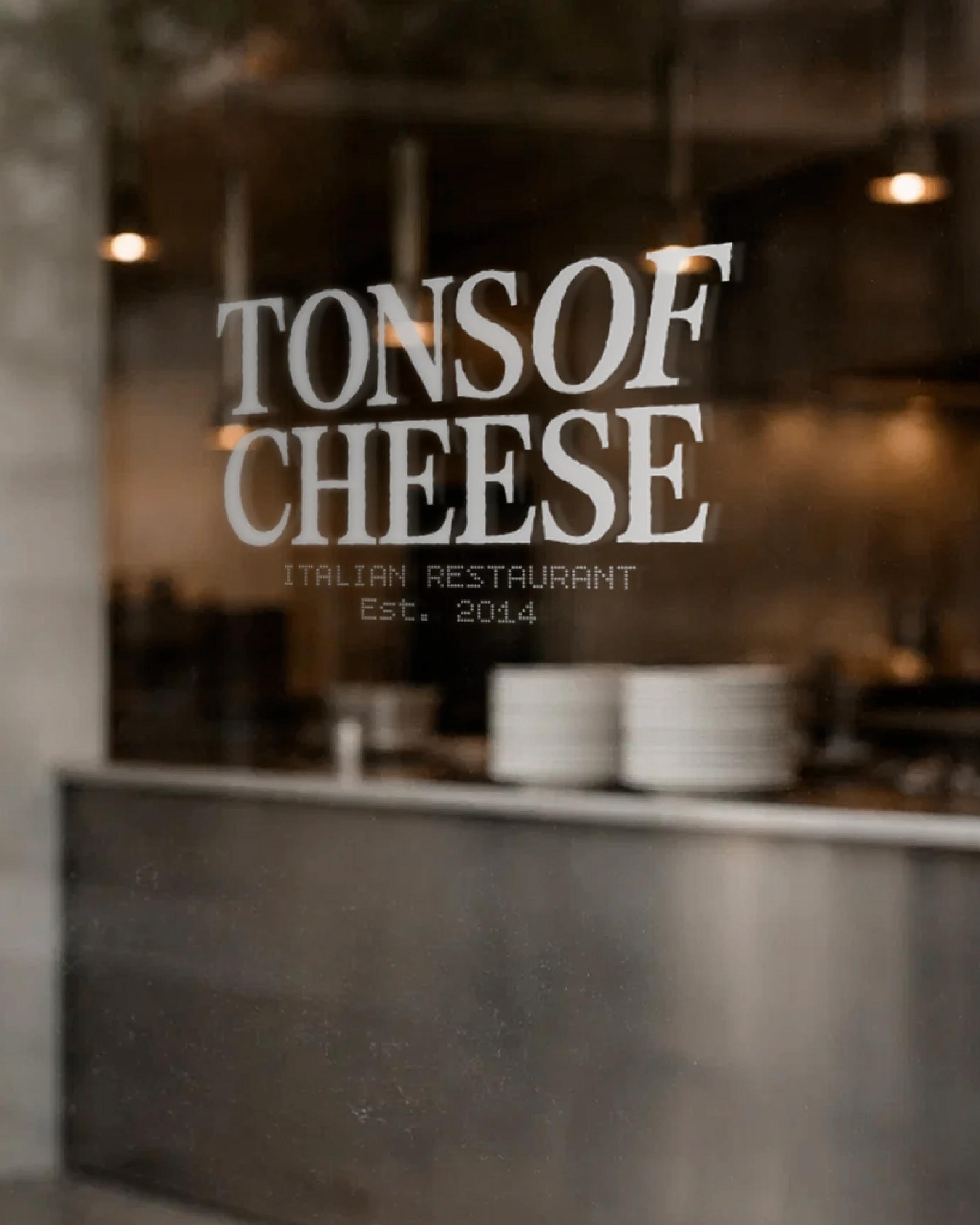 Tons of Cheese - Italian Restaurant — Sara Bautista Studio, image 7