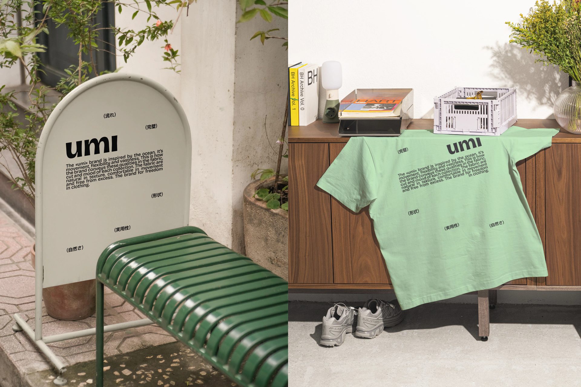 umi / Brand Identity for Japanese clothing brand — Ekaterina Zakharova ❀, image 17