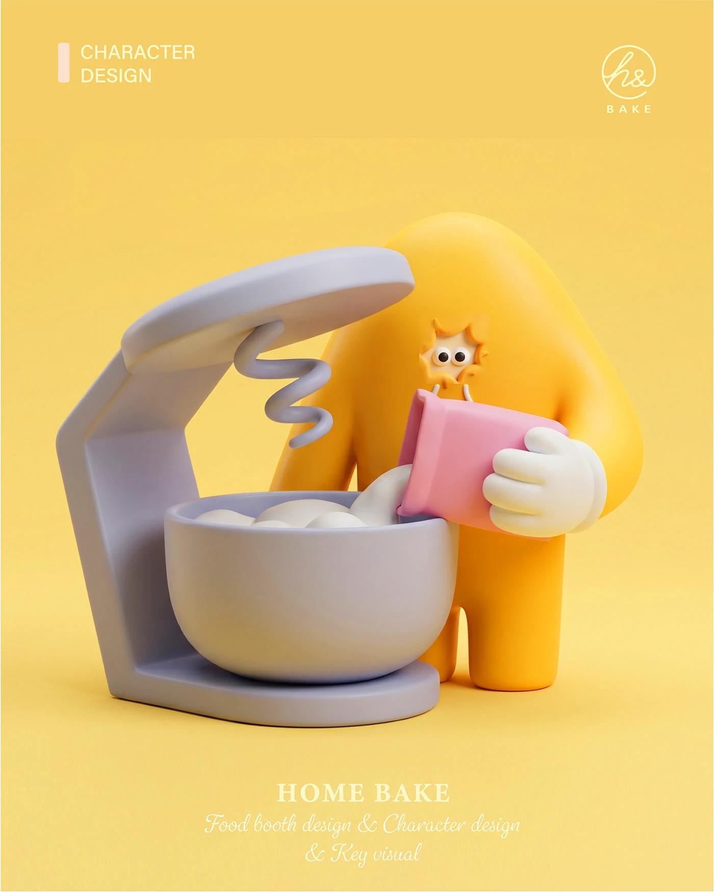 Bake booth & Character design — Little mak, image 8