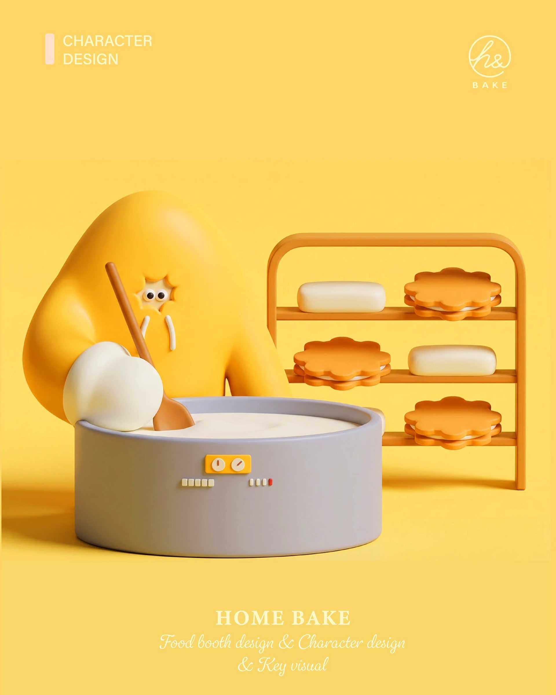 Bake booth & Character design — Little mak, image 6
