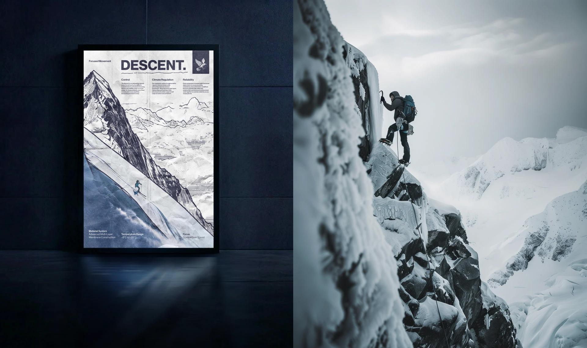 Ski equipment brand identity | PEREGRIN — Olesia Stupiak, image 8