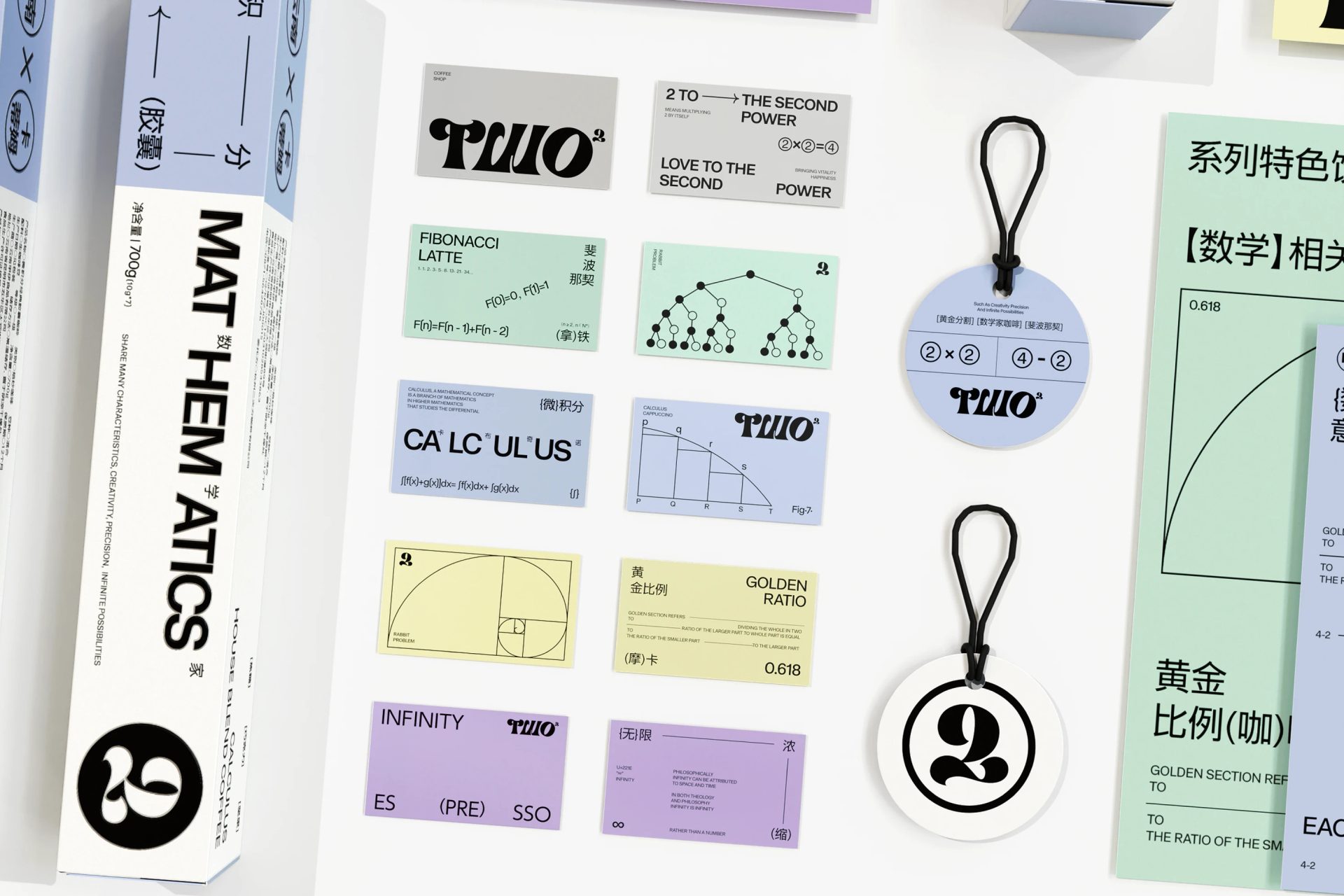TWO的二次方 | 数学家咖啡品牌视觉设计 — lolo yao, image 19