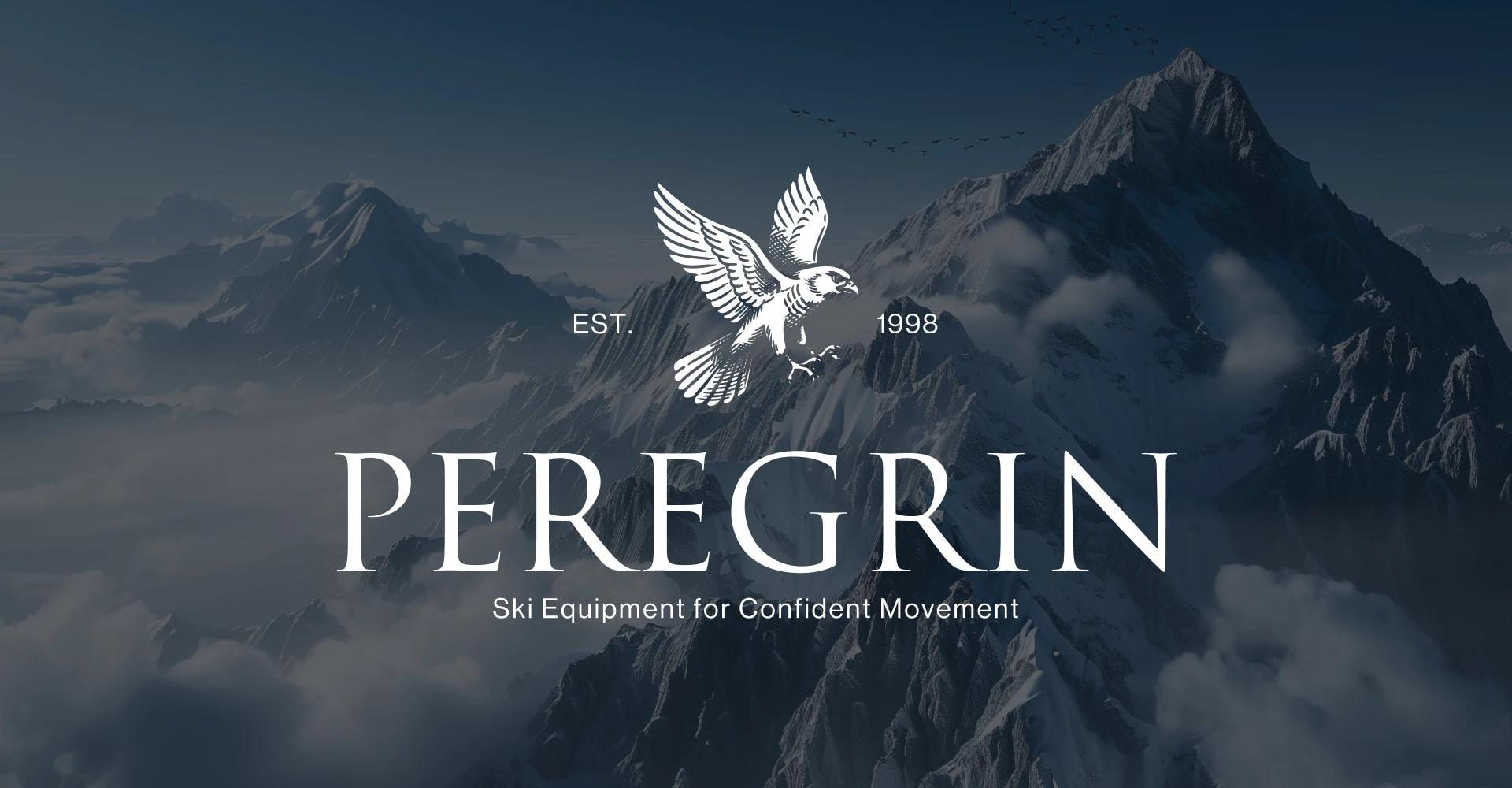 Ski equipment brand identity | PEREGRIN — Olesia Stupiak