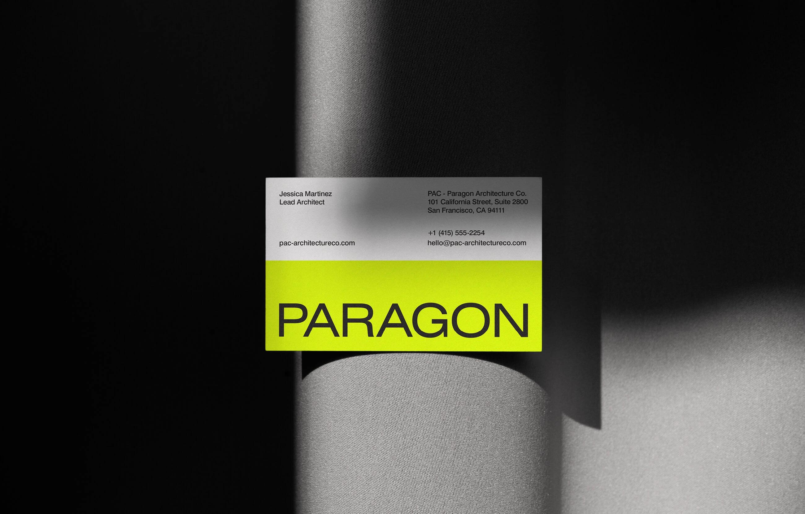 Paragon Architecture: Numinous Agency's Brand Identity for an Architecture Firm