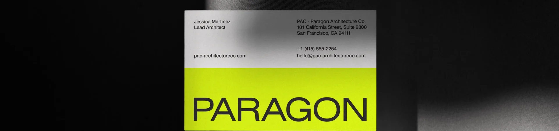 Paragon Architecture: Numinous Agency's Brand Identity for an Architecture Firm