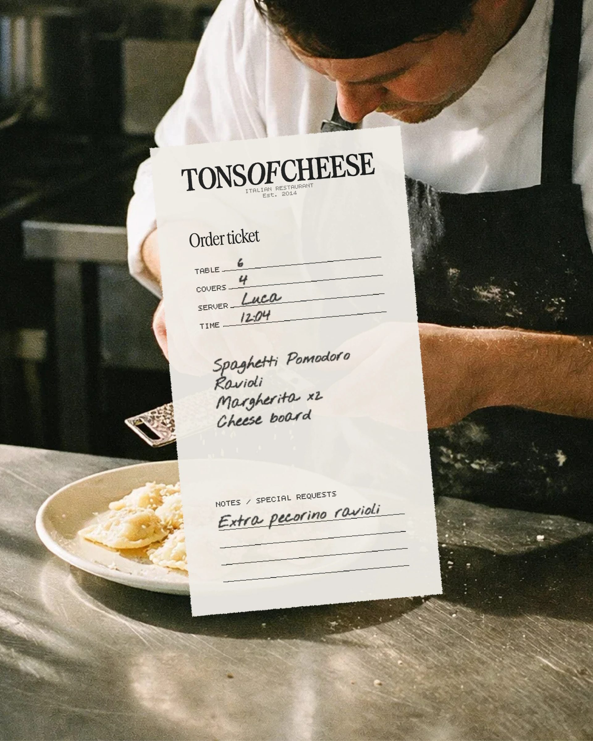 Tons of Cheese - Italian Restaurant — Sara Bautista Studio, image 25