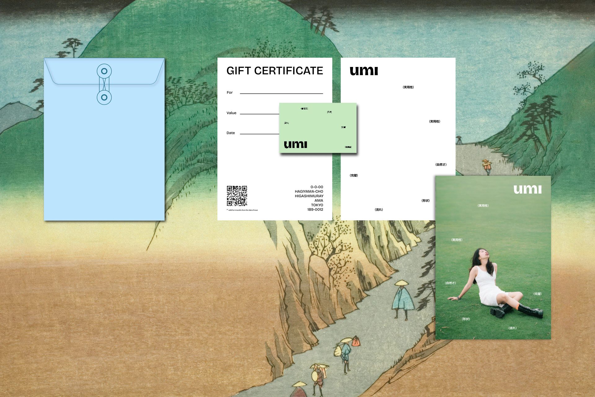 umi / Brand Identity for Japanese clothing brand — Ekaterina Zakharova ❀, image 10