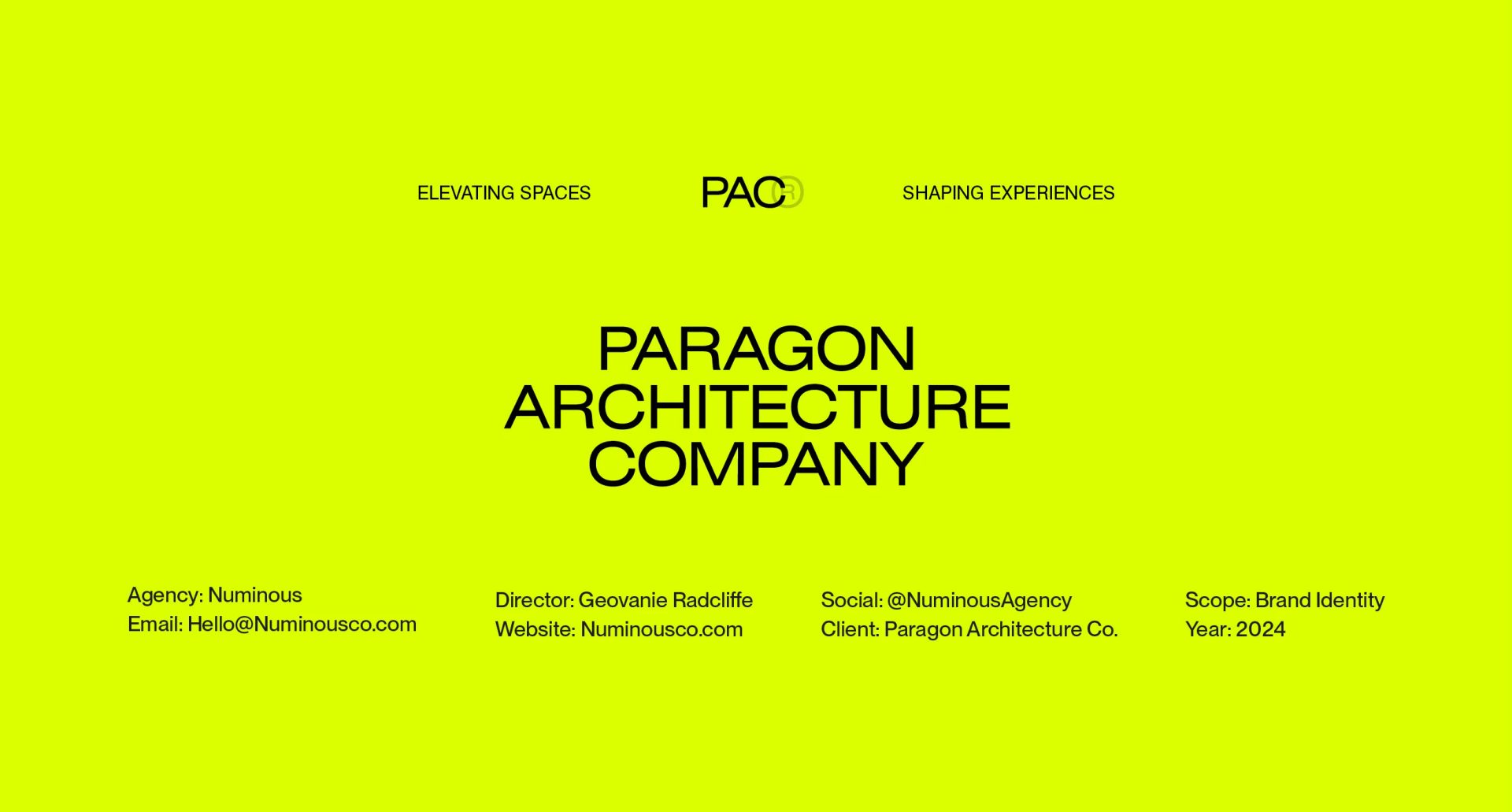Paragon Architecture | Brand Identity — Numinous Agency®, image 16