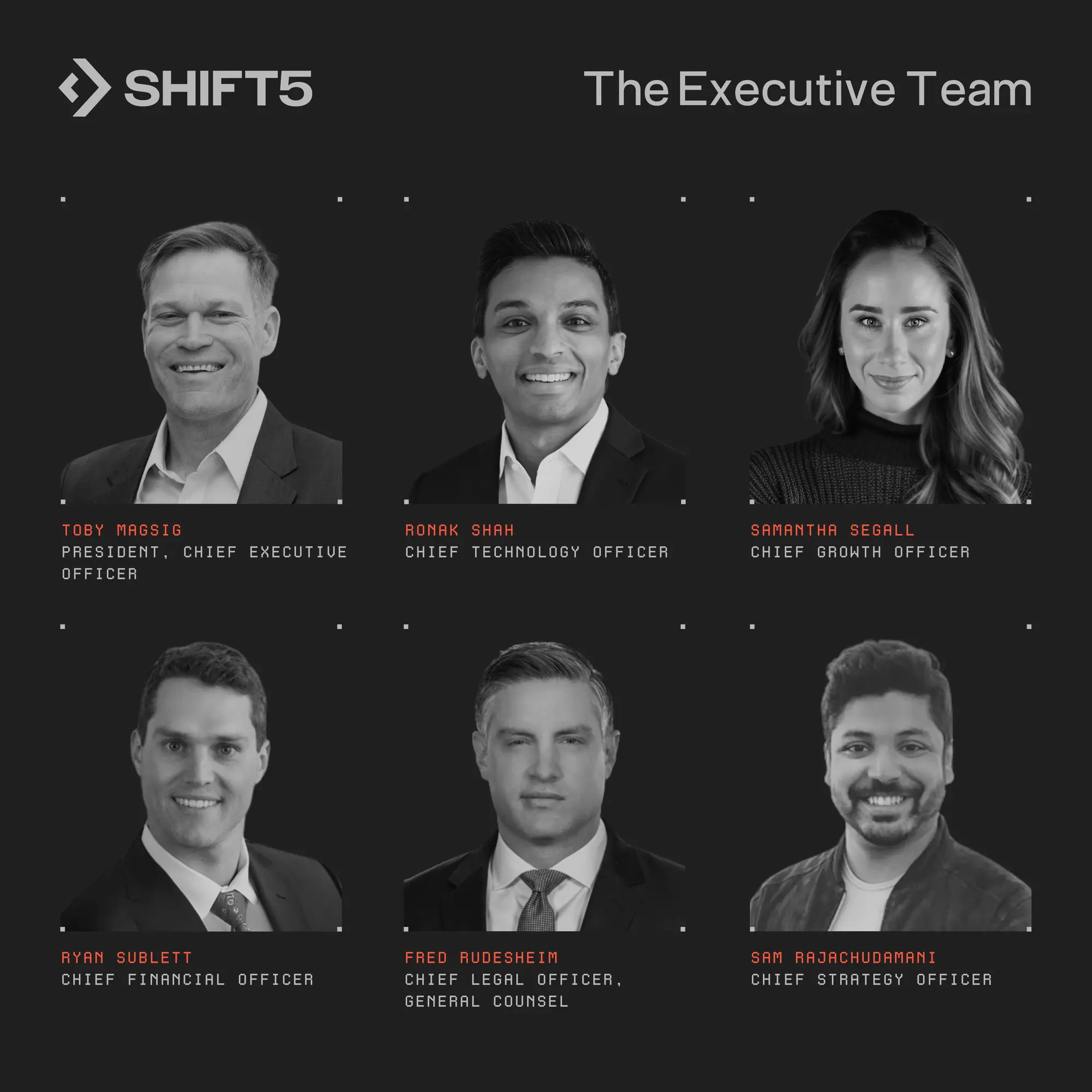 The Shift5 Executive Team