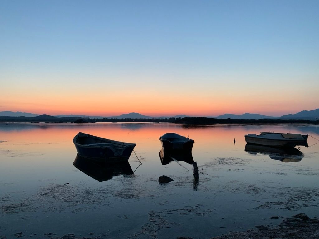 The little boats at Marina Maria