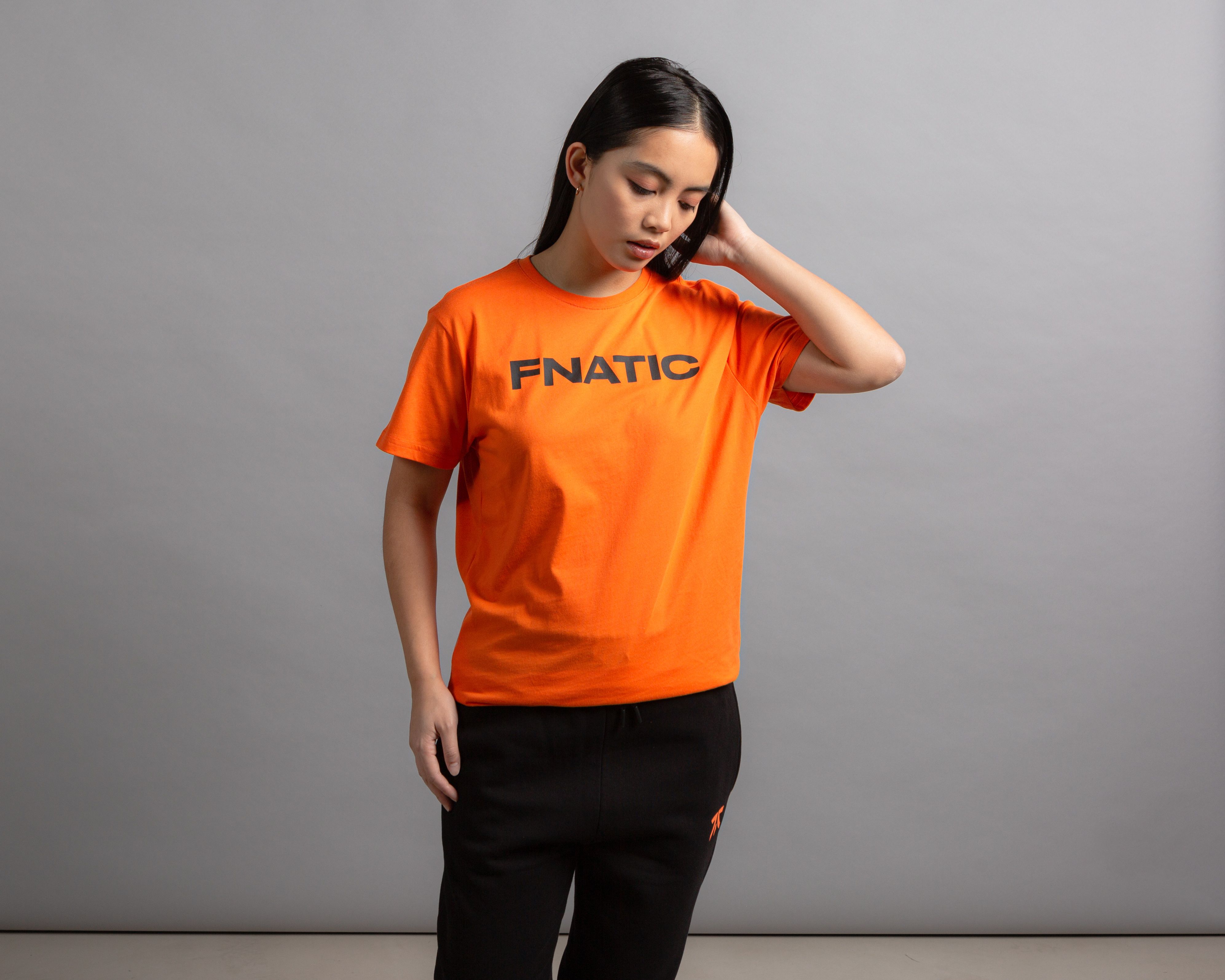 FNATIC スポーツジャージ 4XL 黒/オレンジ FNATIC スポーツジャージ