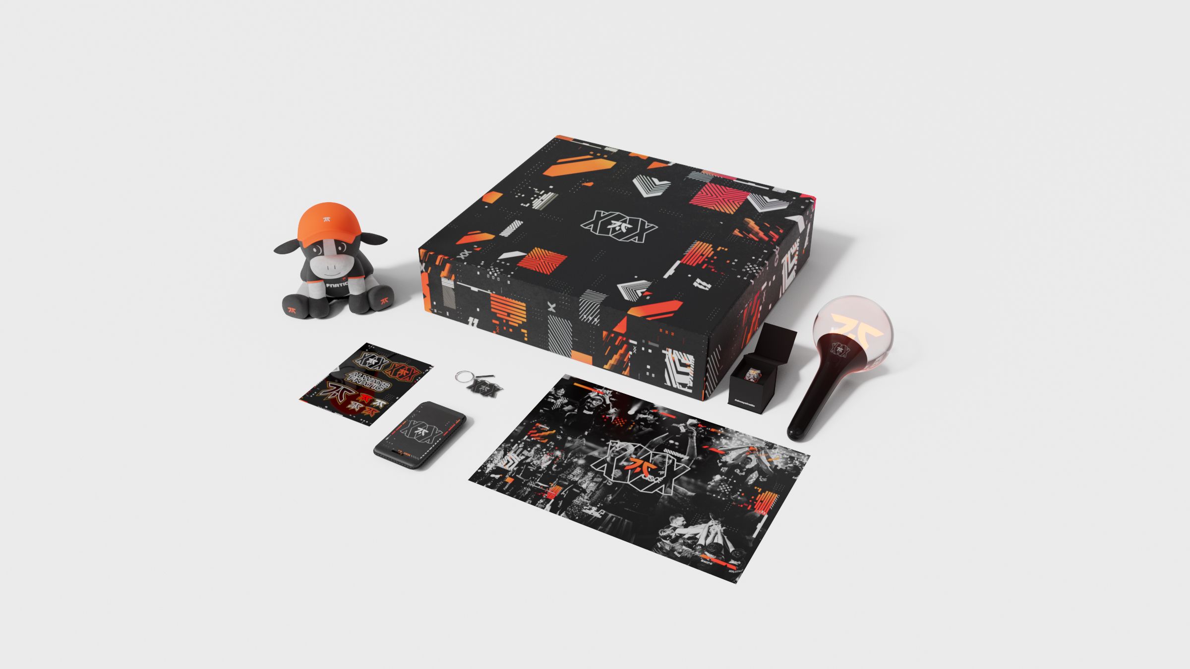 り*り様 FNATIC XX limited edition box フナティッ Fnatic設立20周年を記念した限定アクセサリボックス「Fnatic XX