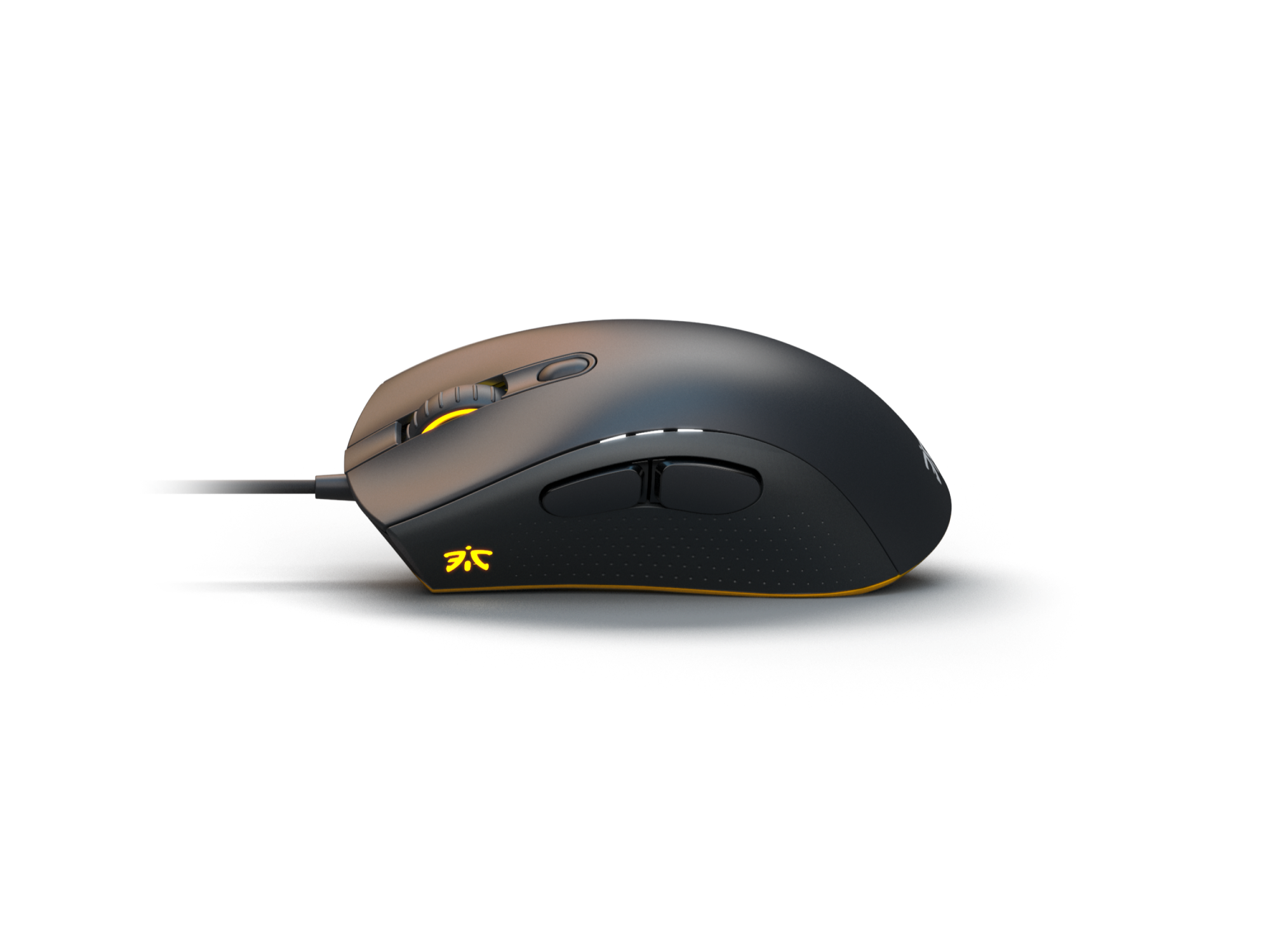 Fnatic Clutch 2 Pro Gaming Esports Mouse (capteur optique Pixart avec 12  000 CPI, 6 boutons, commutateurs de souris mécaniques, rétroéclairage RVB  multicolore, droitier) ? Noir 
