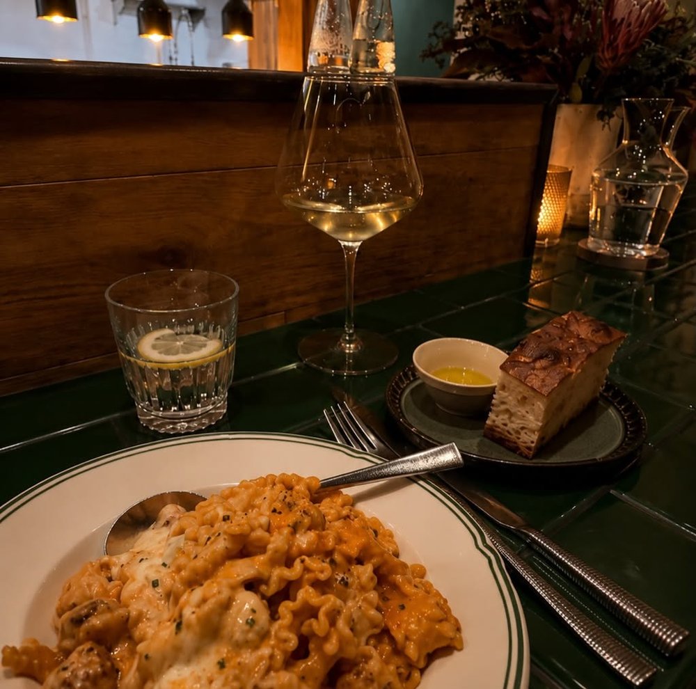 Enjoying a dinner with myself
