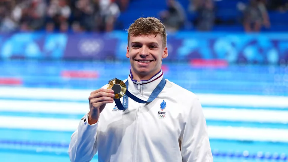 Leon Marchand makes history with golden double in the pool