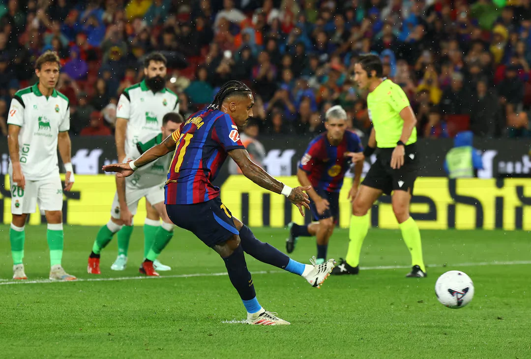 Raphinha hat-trick fires Barcelona to historic 7–2 win